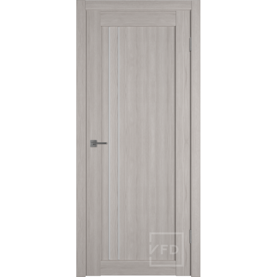 Межкомнатная дверь VFD Atum Pro 33  Stone Oak  White Cloud со стеклом Серия Atum Pro