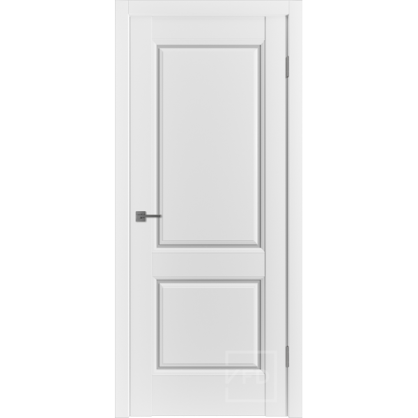 Межкомнатная дверь VFD E2 Fly Ice White Cloud со стеклом Серия Emalex