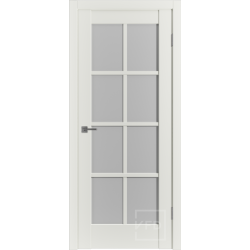 Межкомнатная дверь VFD ER1 Midwhite White Cloud со стеклом Серия Emalex Межкомнатная дверь VFD ER1 Midwhite White Cloud со стеклом Серия Emalex