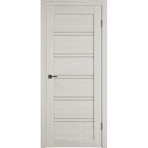 Межкомнатная дверь VFD Atum Pro 28 Artic Oak White Cloud со стеклом Серия Atum Pro