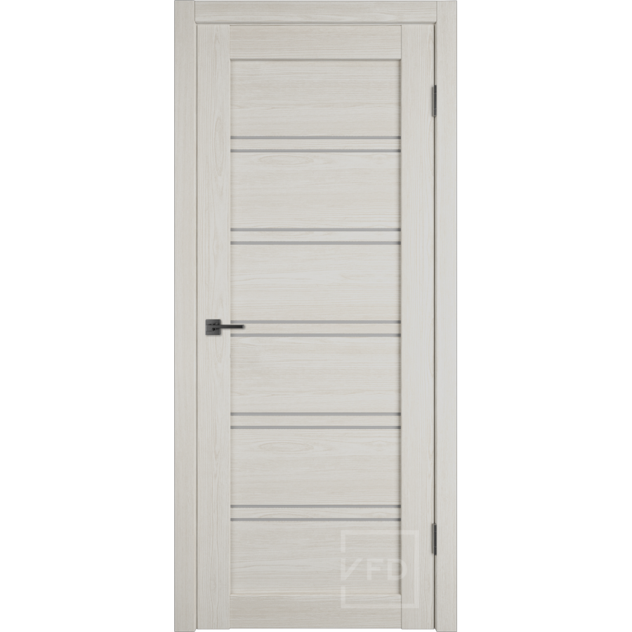 Межкомнатная дверь VFD Atum Pro 28  Artic Oak  White Cloud со стеклом Серия Atum Pro