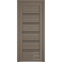 Межкомнатная дверь VFD Atum Pro 28 Brun Oak Black Gloss со стеклом Серия Atum Pro Межкомнатная дверь VFD Atum Pro 28 Brun Oak Black Gloss со стеклом Серия Atum Pro