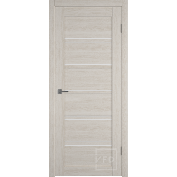 Межкомнатная дверь VFD Atum Pro 28 Scansom Oak White Cloud со стеклом Серия Atum Pro