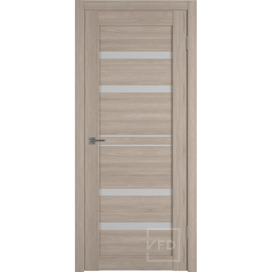 Межкомнатная дверь VFD Atum Pro 26  Red Oak  White Cloud со стеклом Серия Atum Pro