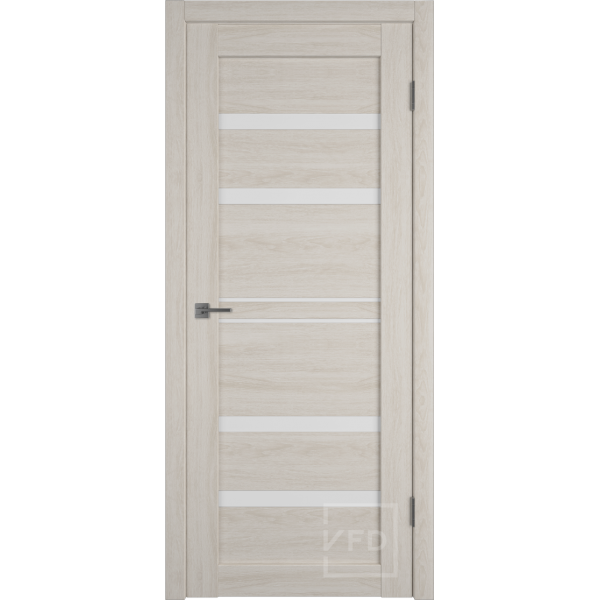 Межкомнатная дверь VFD Atum Pro 26 Scansom Oak White Cloud со стеклом Серия Atum Pro