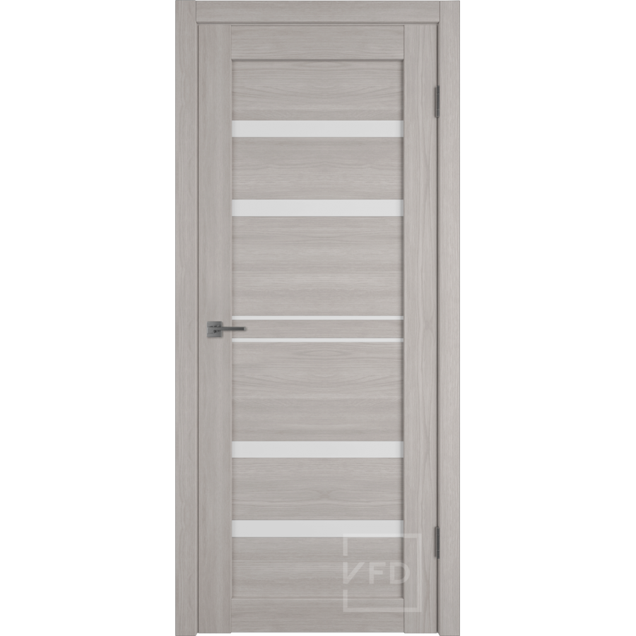Межкомнатная дверь VFD Atum Pro 26  Stone Oak  White Cloud со стеклом Серия Atum Pro