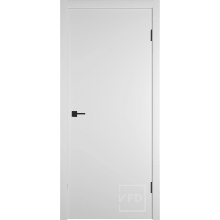 Межкомнатная дверь VFD Basic  Ice  ABS Black глухая без стекла Серия Basic Emalex