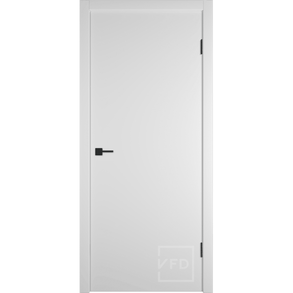 Межкомнатная дверь VFD Basic Ice ABS Ice глухая без стекла Серия Basic Emalex
