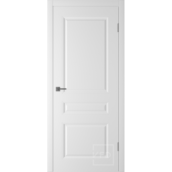 Межкомнатная дверь VFD Chelsy Polar глухая без стекла Серия Skinel