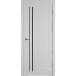 Межкомнатная дверь VFD Emalex 33 Steel Black Gloss со стеклом Серия Emalex Modern Межкомнатная дверь VFD Emalex 33 Steel Black Gloss со стеклом Серия Emalex Modern