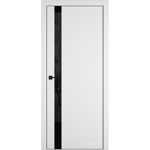 Межкомнатная дверь VFD Urban 1SV Ice BM 4x4 BG со стеклом Серия Urban Emalex