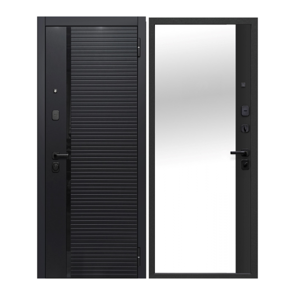 Входная дверь "Чёрное зеркало"