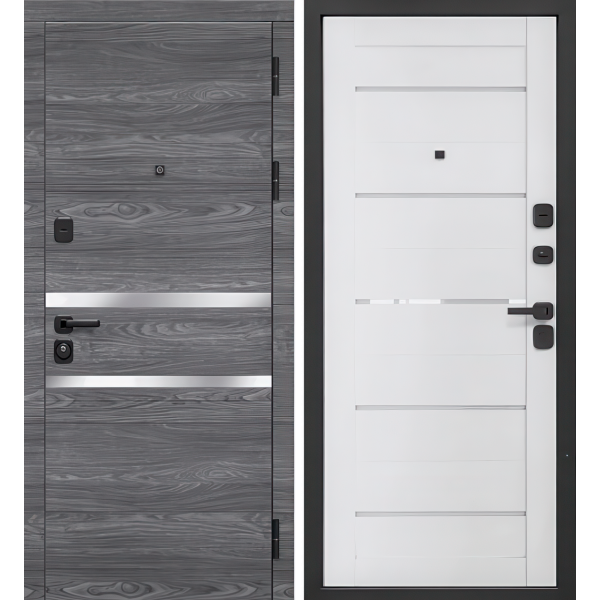 Входная дверь металлическая K1 71 ПП Вайт Царга Феррони