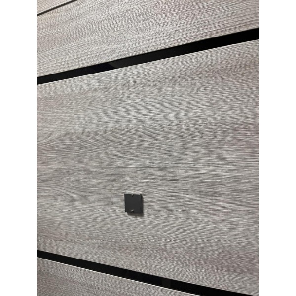 Входная металлическая дверь 9 см Серебро Ривьера айс Царга