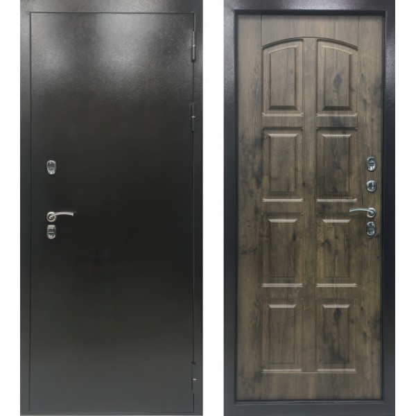 Входная дверь металлическая Термо акация тёмная ТЕРМОРАЗРЫВ
